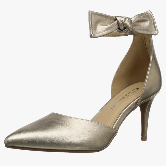 CL by Chinese Laundry “Outgoing Pump” Gold moonlight Metallic Color Size 8.5/39 - Picture 2 of 15